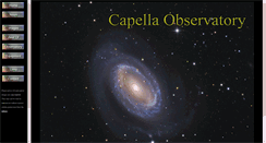 Desktop Screenshot of capella-observatory.com